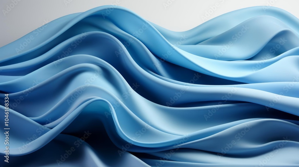 The image is a blue wave with a lot of detail The image is a blue wave with a lot of detail