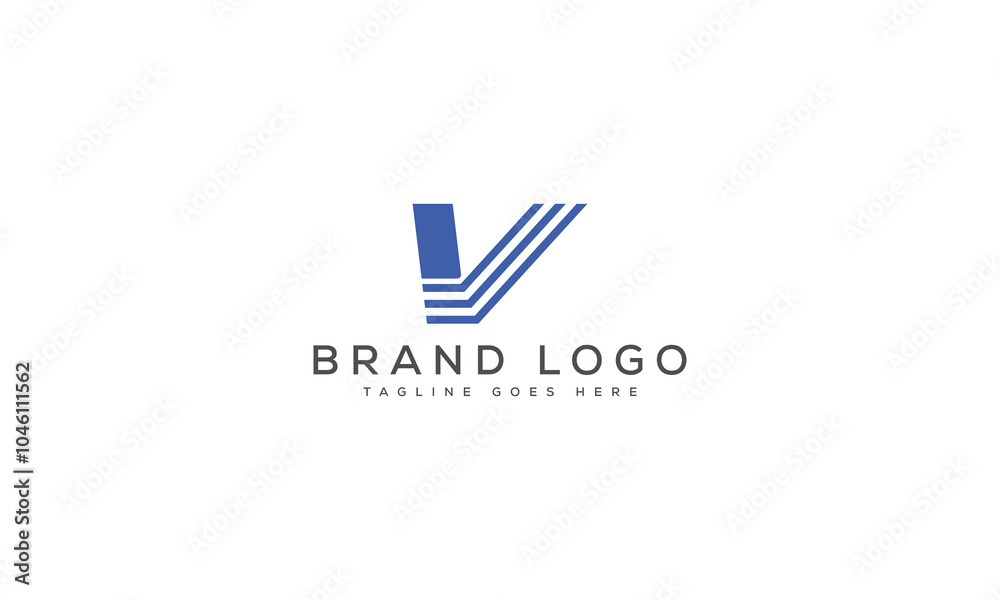 letter V logo design vector template design for brand. letter V logo design vector template design for brand.