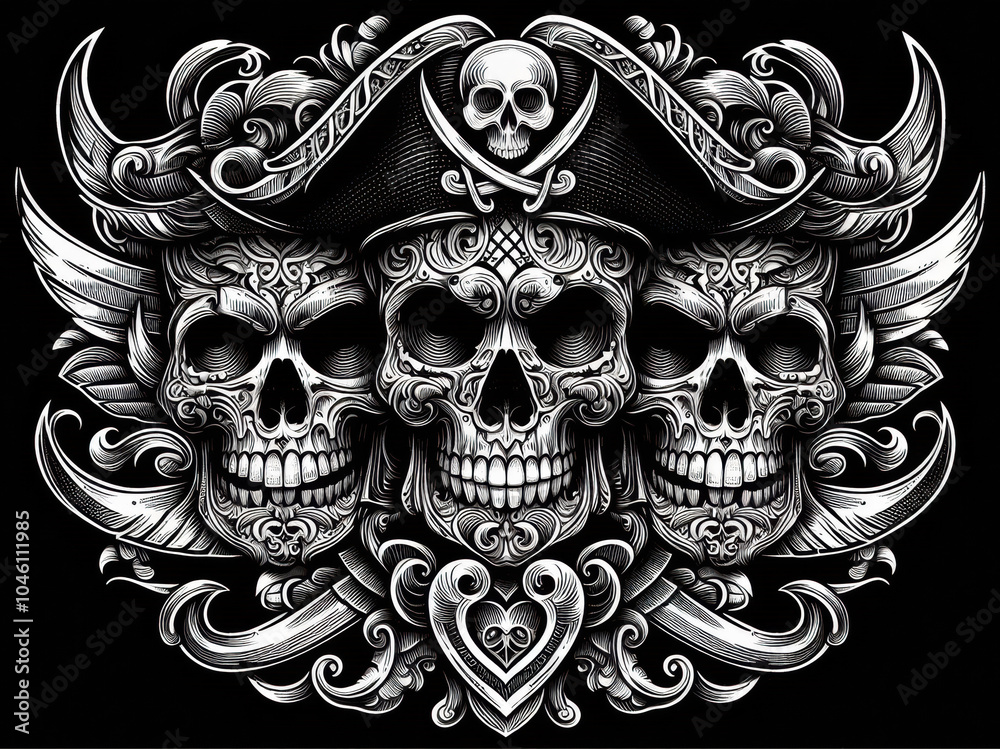 TRIBAL TATOO トライバル タトゥ 刺青 和柄 ドクロ 海賊 インディアン TRIBAL TATOO トライバル タトゥ 刺青 和柄 ドクロ 海賊 インディアン