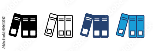 Library icon vector. education icon vector