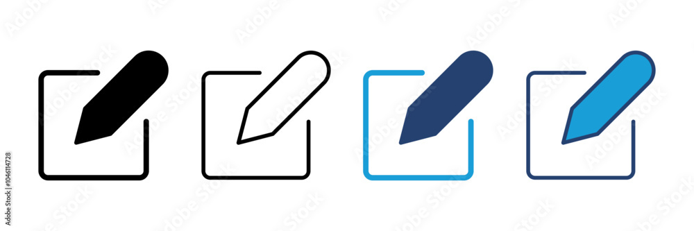 Edit icon vector. edit document icon. edit text icon. pencil. sign up Edit icon vector. edit document icon. edit text icon. pencil. sign up