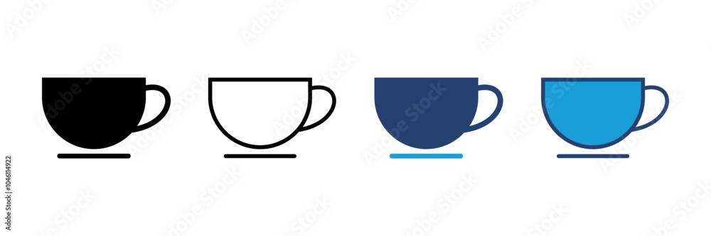 coffee cup icon vector. cup a coffee icon vector. coffee cup icon vector. cup a coffee icon vector.