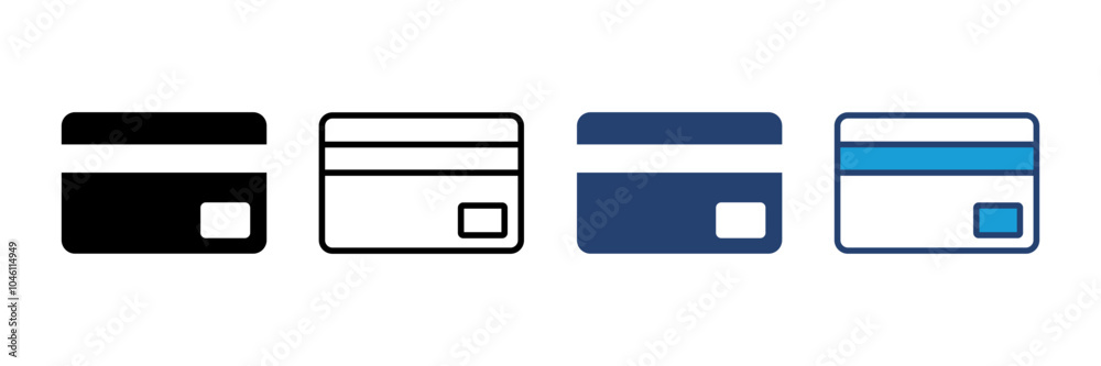 Credit card icon vector. Credit card payment icon vector Credit card icon vector. Credit card payment icon vector