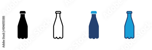 Bottle icon vector. bottle vector icon
