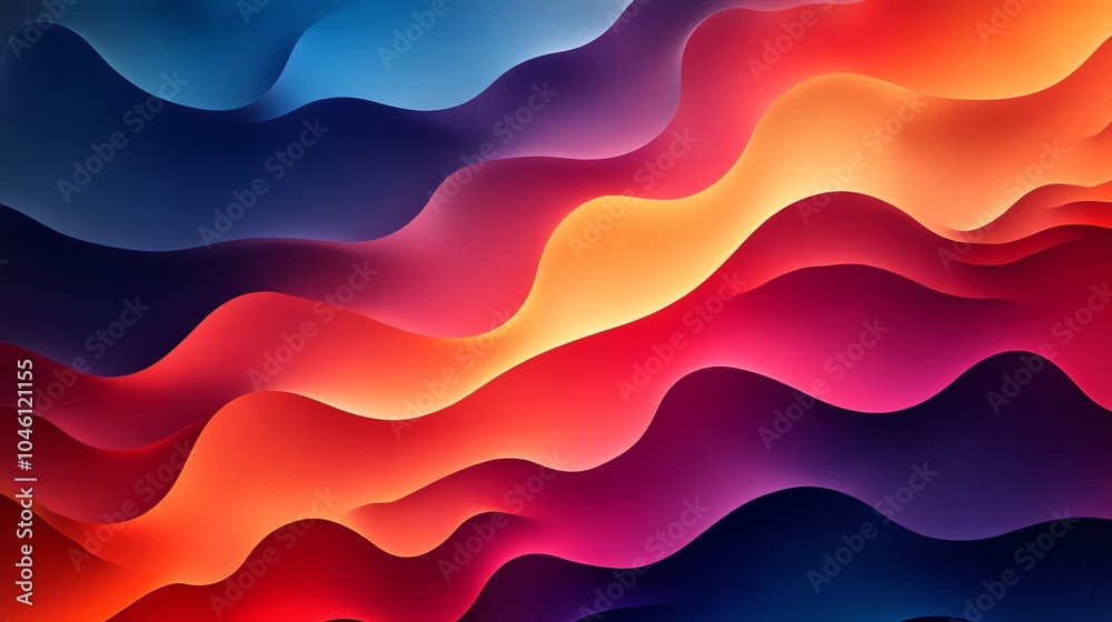 Abstract background with colorful wavy lines, vibrant and dynamic. Abstract background with colorful wavy lines, vibrant and dynamic.
