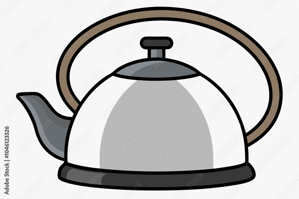 Kettle isolated on white background Kettle isolated on white background