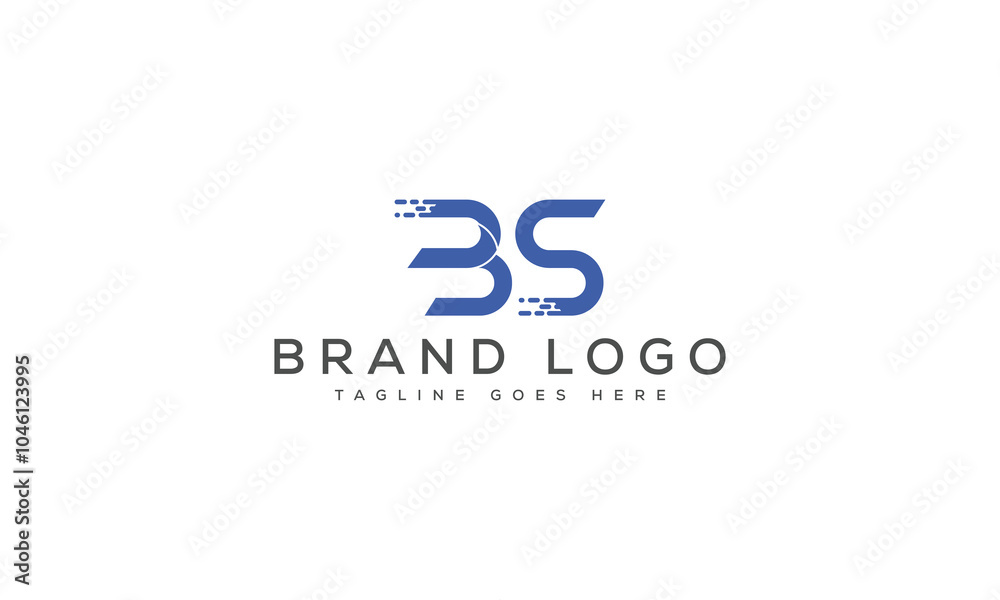 letter BS logo design vector template design for brand. letter BS logo design vector template design for brand.