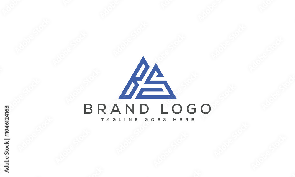 letter BS logo design vector template design for brand. letter BS logo design vector template design for brand.