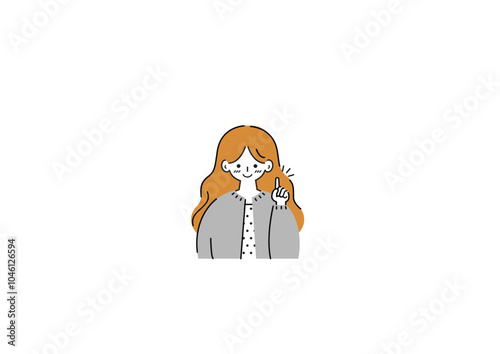 アドバイスする女性