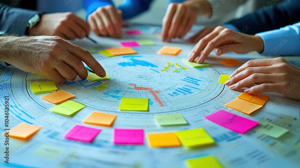 Fototapeta premium Collaborative Strategic Business Planning Session