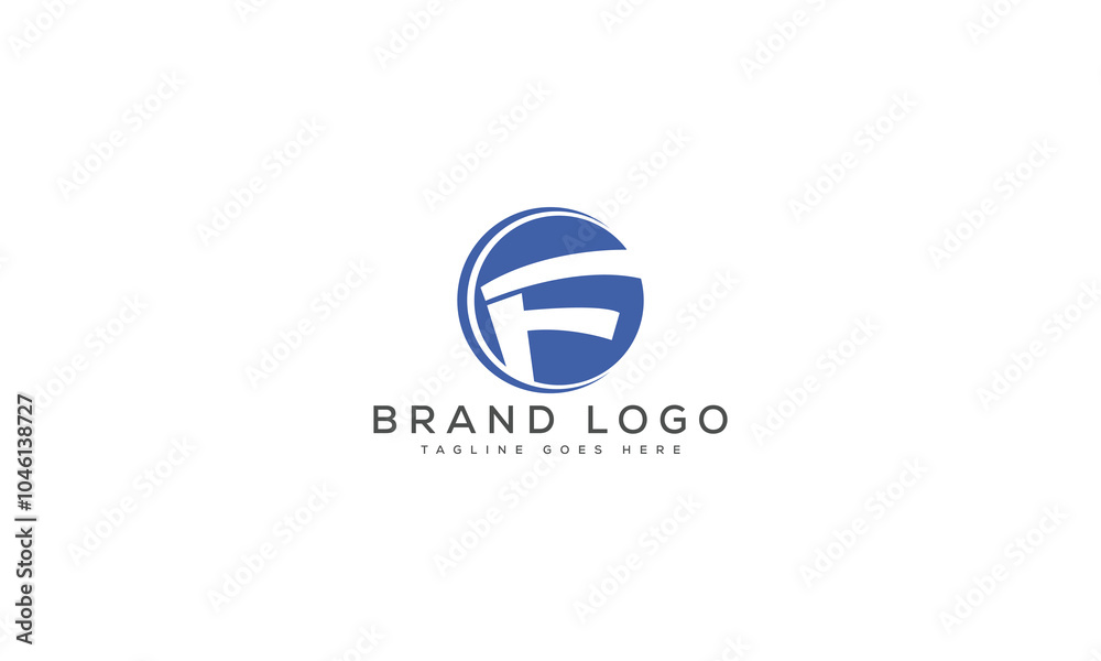letter F logo design vector template design for brand. letter F logo design vector template design for brand.