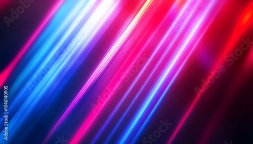 Vibrant Pink and Blue Light Streaks - Futuristic Digital Light Design