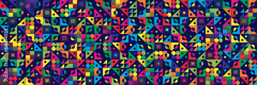 Dynamic Geometry: A Play of Color and Shape