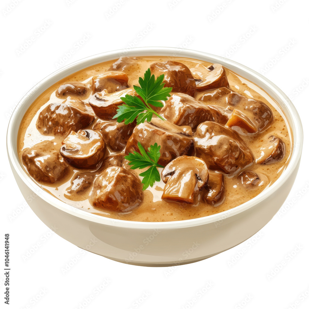 Creamy Beef Stroganoff with Mushrooms, rich and savory dish featuring tender beef, mushrooms, and a luscious sauce served over noodles Creamy Beef Stroganoff with Mushrooms, rich and savory dish featuring tender beef, mushrooms, and a luscious sauce served over noodles