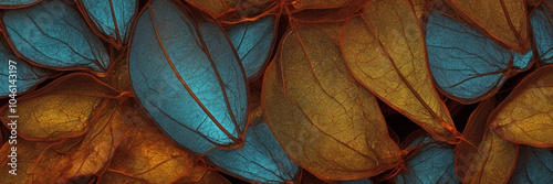 blue and yellow silk