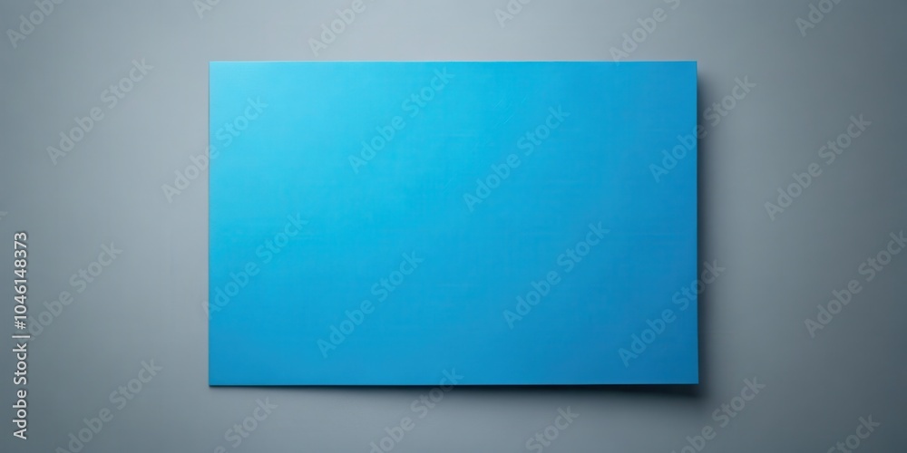 A single blue paper sheet on a grey surface, creating a simple and minimalistic design aesthetic. A single blue paper sheet on a grey surface, creating a simple and minimalistic design aesthetic.