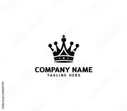 Vector abstract crown logo design. kings crown vector logo. Modern element sign. Royal luxury symbol