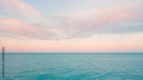 Wallpaper Mural Open Ocean with Soft Pink Clouds at Dawn

 Torontodigital.ca