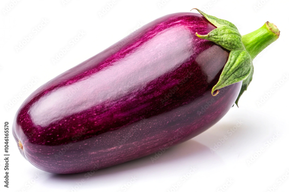 Fresh eggplant isolated on white background Fresh eggplant isolated on white background