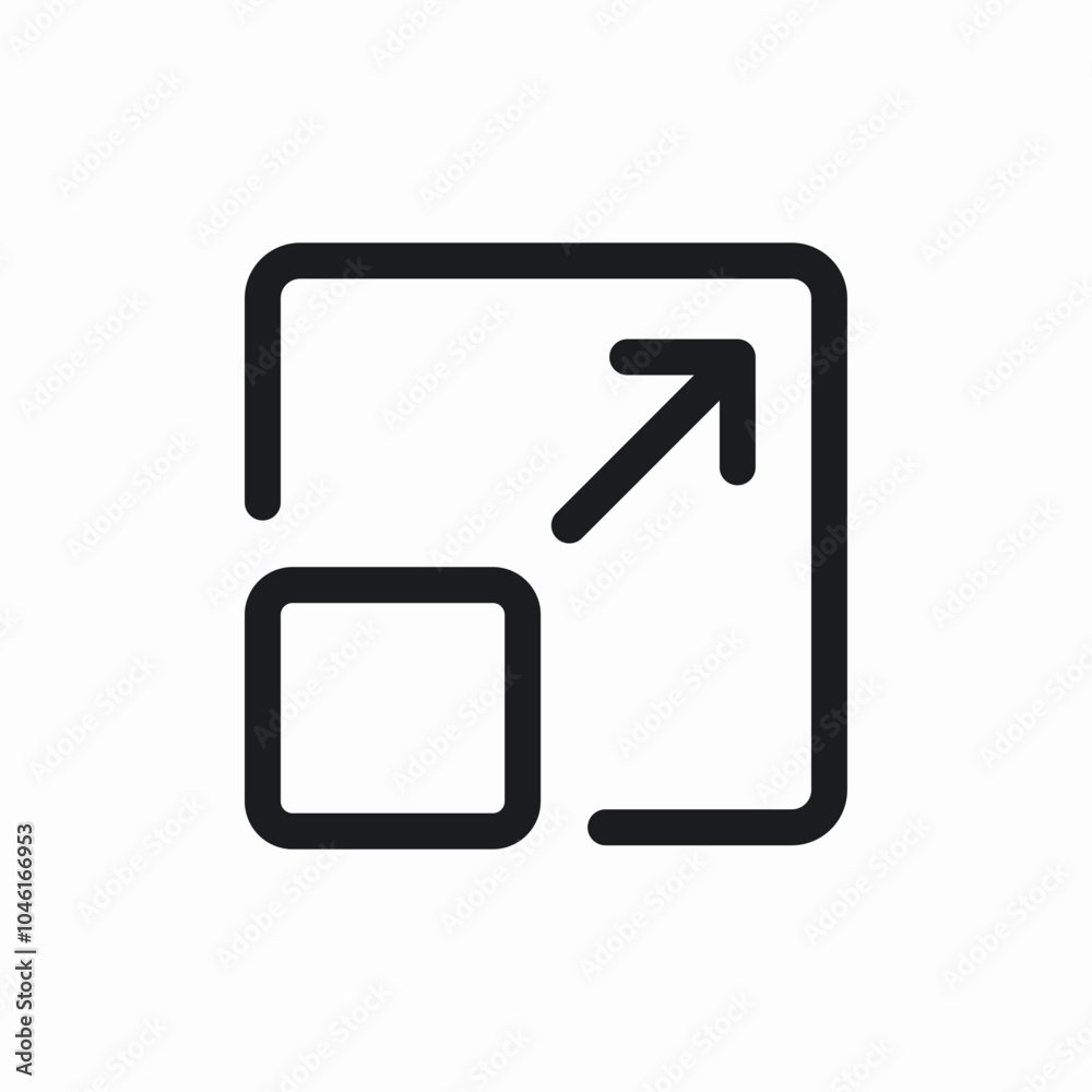 open in new tab icon sign vector open in new tab icon sign vector