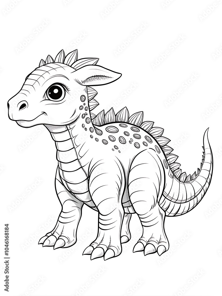 Adorable animals starting with the letter A in a fun, creative style for coloring books

