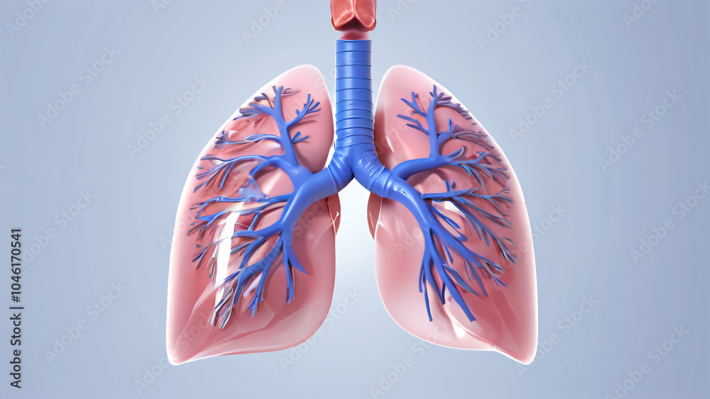 3D illustration of Lungs, medical concept. 3D illustration of Lungs, medical concept.