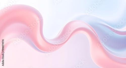 Peach and blue waves abstract background 