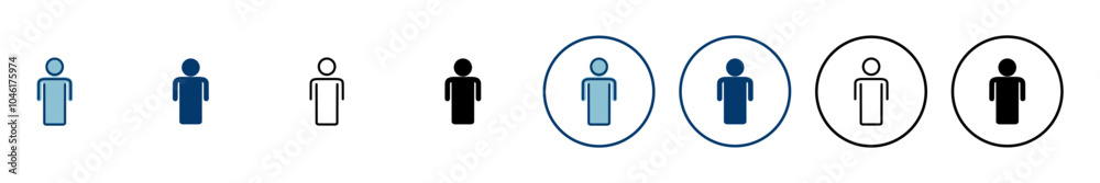 Man icon vector isolated on white background. male icon vector. human symbol Man icon vector isolated on white background. male icon vector. human symbol