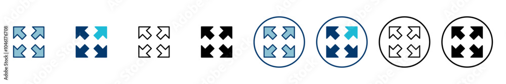Fullscreen Icon vector isolated on white background. Expand to full screen icon. Fullscreen sign icon. Arrows symbol Fullscreen Icon vector isolated on white background. Expand to full screen icon. Fullscreen sign icon. Arrows symbol