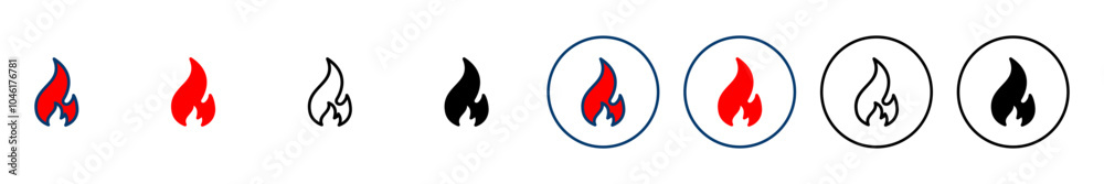 Fire icon vector isolated on white background. Fire flame icon template. Fire flames symbol vector Fire icon vector isolated on white background. Fire flame icon template. Fire flames symbol vector