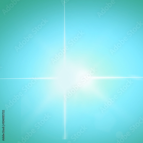 Abstract white Light  Motion Speed Radial  and Glowing  on blue background