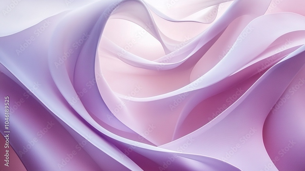 Obraz premium Abstract Purple and Pink Flowing Fabric Background