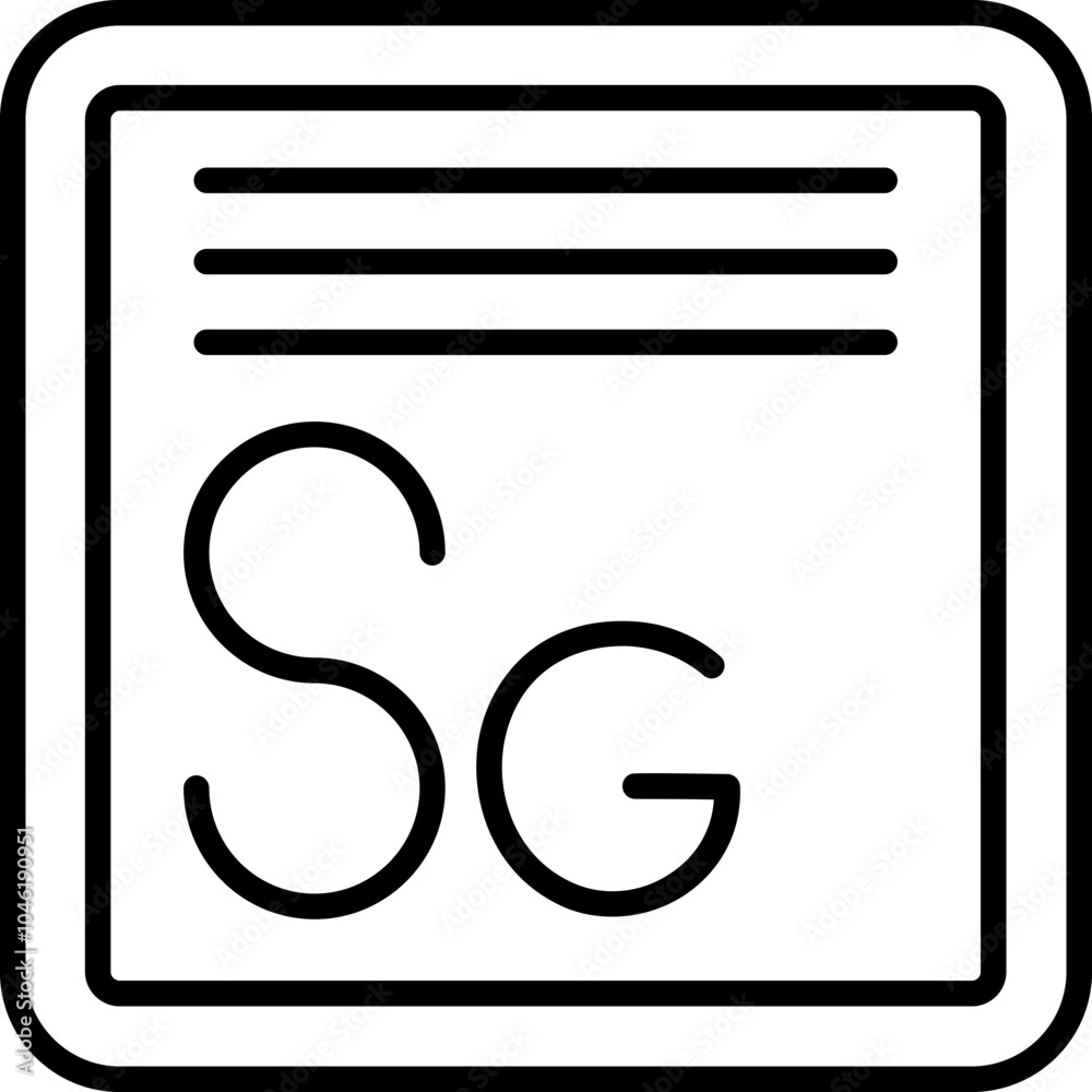 Seaborgium Icon Seaborgium Icon