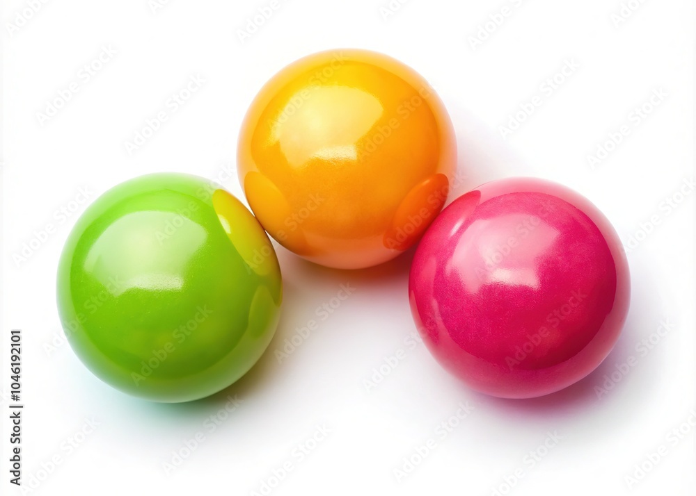 Chewing gum stands out against a clean white backdrop. Chewing gum stands out against a clean white backdrop.