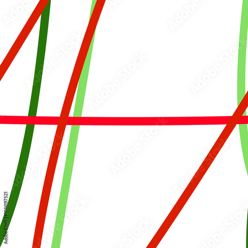 Red green lines abstract backdrop