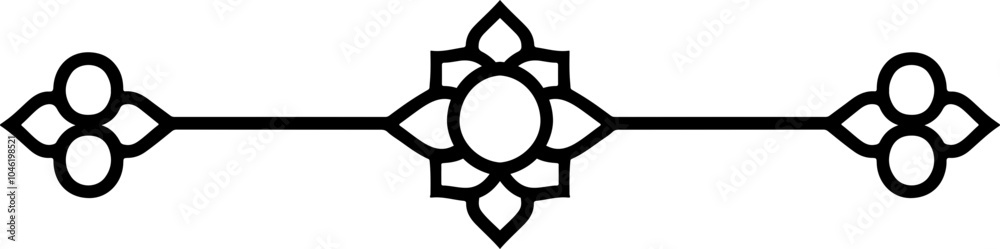Text divider arabian style Text divider arabian style