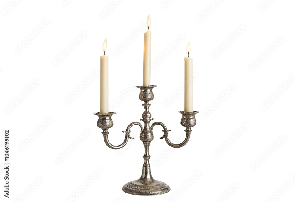 candlestick with candle