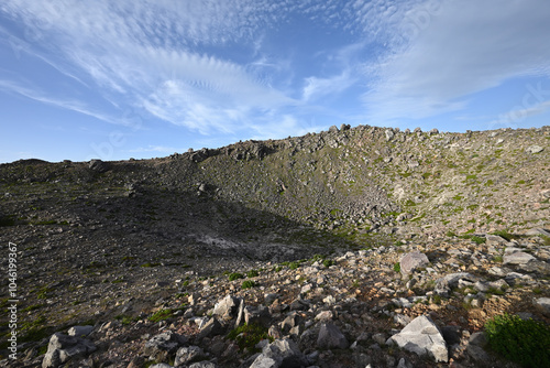 Climbing mountain ridge, Nasu, Tochigi, Japan