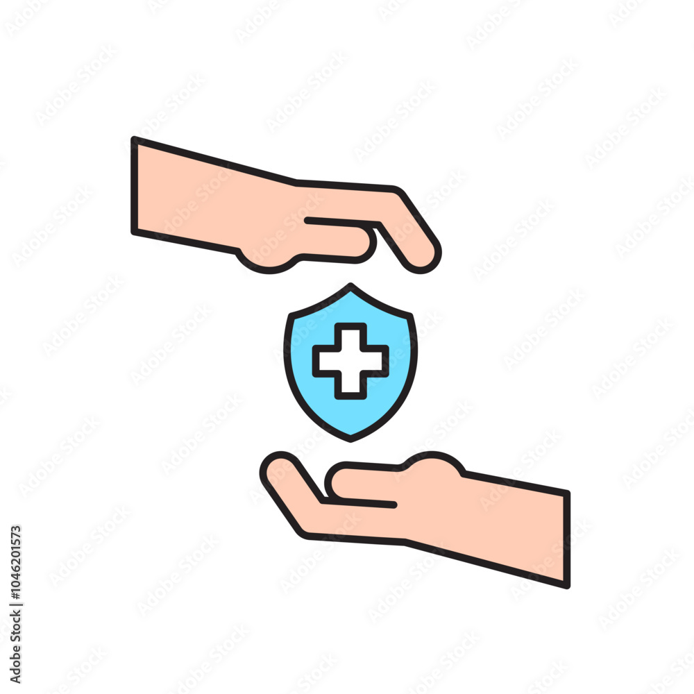 Health Care Hand Icon Protect Plus Health Care Hand Icon Protect Plus