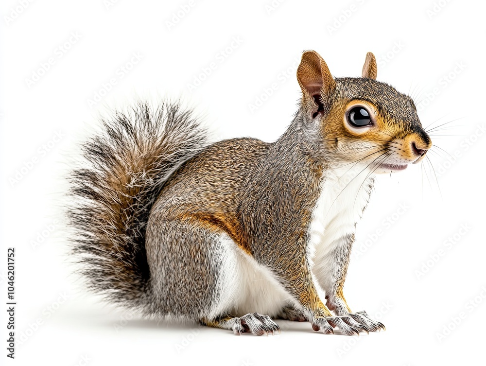 squirrel isolated on white background squirrel isolated on white background