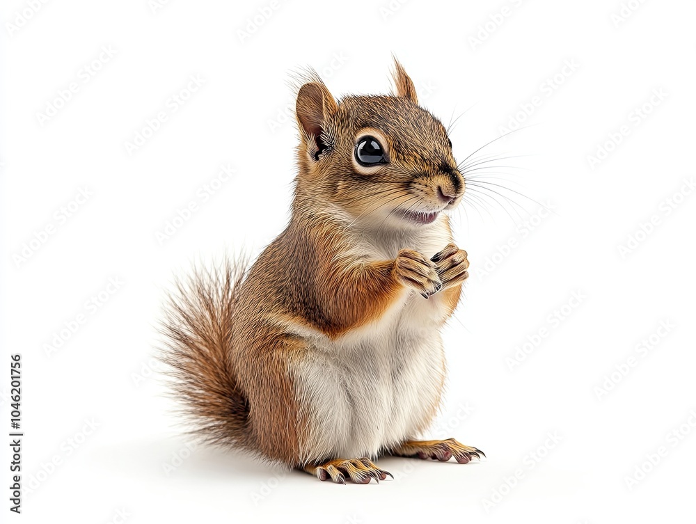 squirrel isolated on white background squirrel isolated on white background