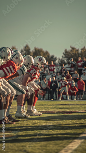 Passionate Display of Sportsmanship and Teamwork in Junior Varsity Football Game