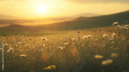 nice landscape theme of field