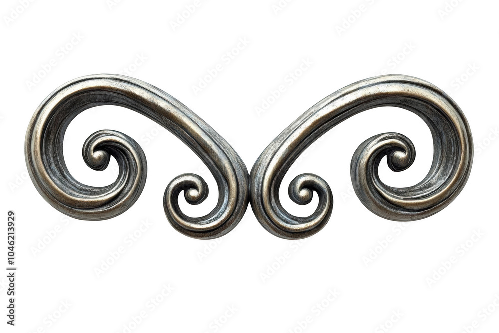 Silver Swirls: Decorative Ornamental Design Silver Swirls: Decorative Ornamental Design