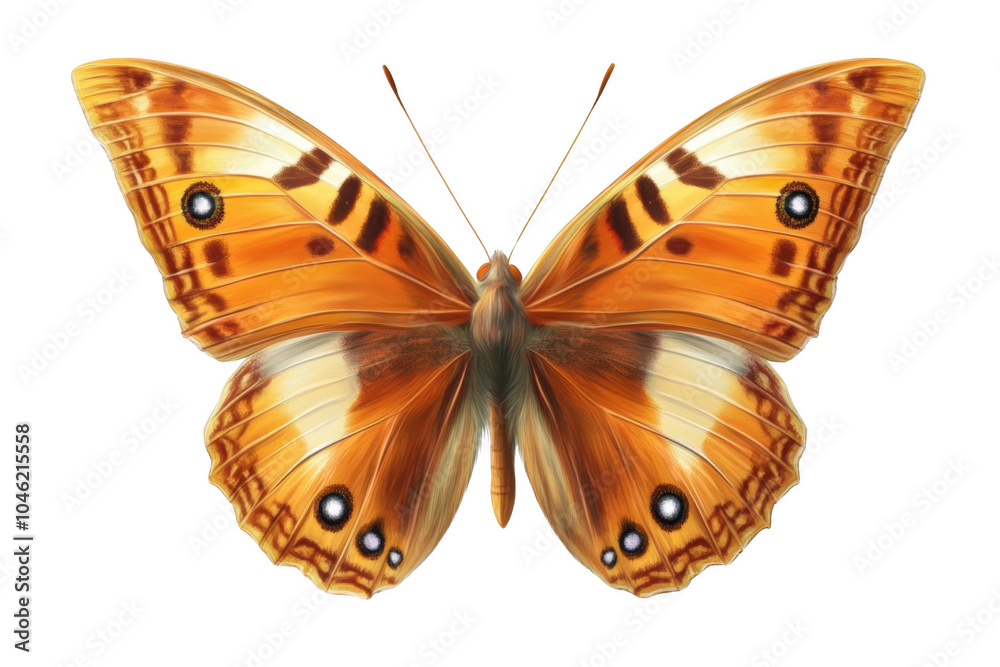 Fototapeta premium Orange Butterfly with Black and White Eyespots
