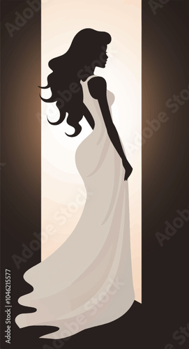 bride in a wedding dress