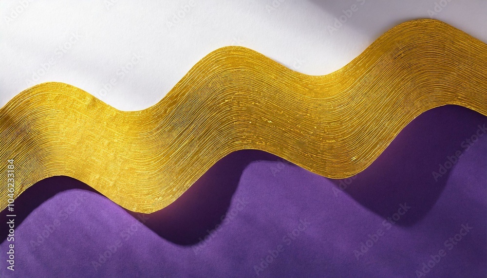 Obraz premium 優雅な金と紫の背景
