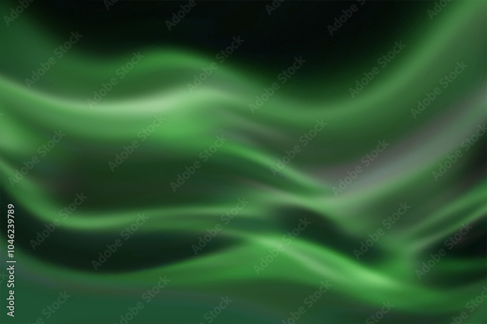 Fototapeta premium Swirling teal and green abstract background with fluid, organic shapes