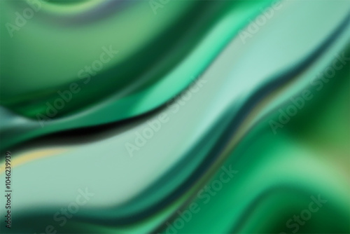 Swirling teal and green abstract background with fluid, organic shapes