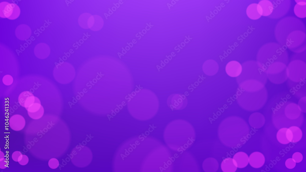Purple bokeh abstract particles